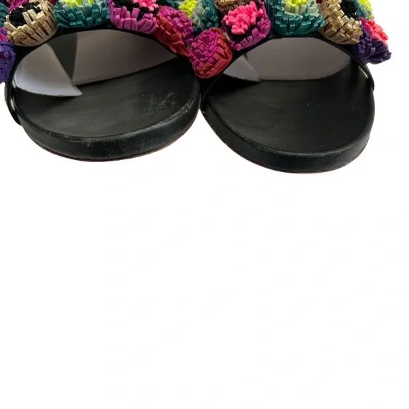 Loeffler Randall Sal Pompom Caged Slide Sandal - Picture 5 of 7